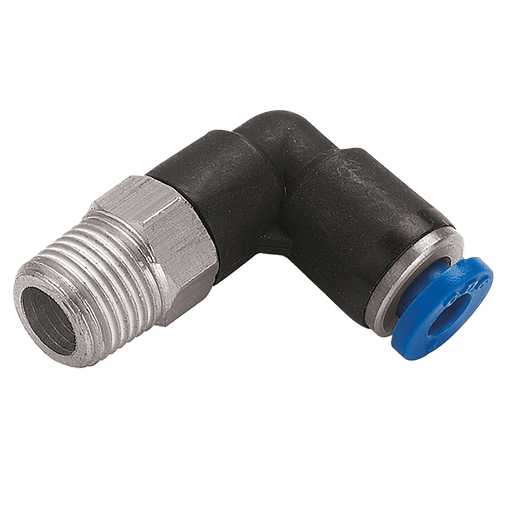 FT Pro 3/16" OD X 3/8" NPT Male Elbow 2110-8691 - FluidAirFittings