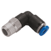 FT Pro 3/16" OD X 3/8" NPT Male Elbow 2110-8691 - FluidAirFittings