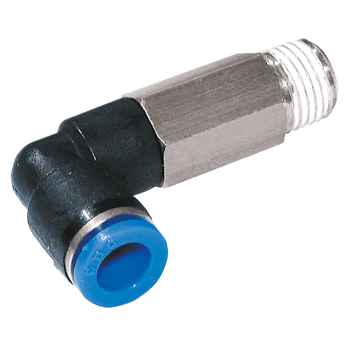FT Pro 3/16" OD X 1/4" NPT Male Elbow Long 2110-8931 - FluidAirFittings