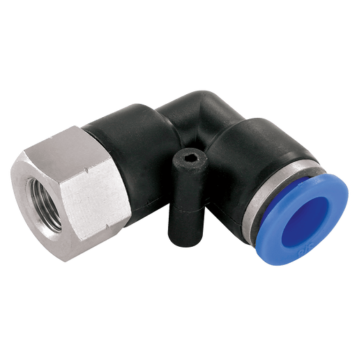 FT Pro 5/16" OD X 3/8" NPT Female Elbow Push-in 2110-9236 - FluidAirFittings