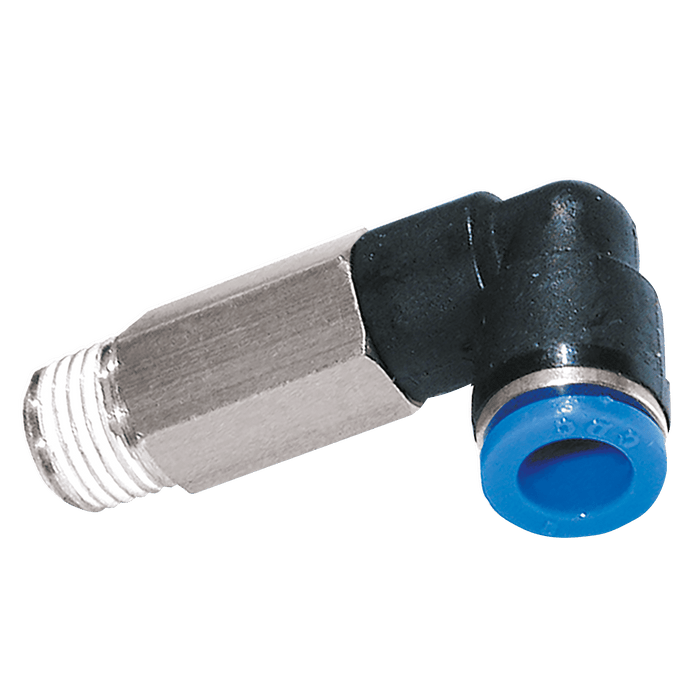 FT Pro 12MM X 3/8" NPT Male Elbow Extended 2111-3097 - FluidAirFittings
