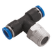 FT Pro 12MM X 3/8" NPT Male Branch Tee 2111-3428 - FluidAirFittings