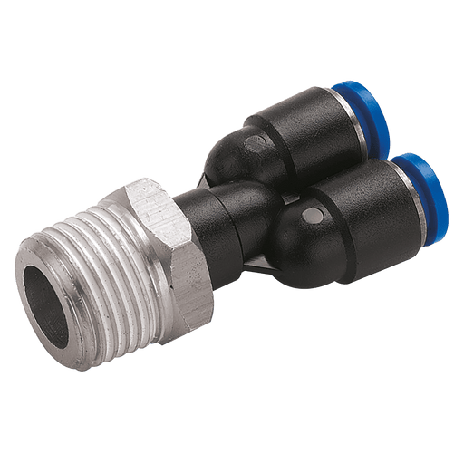 FT Pro 8MM X 1/8" NPT Male Y 2111-3709 - FluidAirFittings