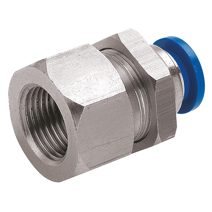 FT Pro 10MM X 1/2" NPT Female Bulkhead 2111-3949 - FluidAirFittings