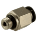 FT Pro 1/8" NPT X 5/32" Micro Male Stud Hex Body PC5/32-N01C - FluidAirFittings