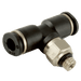 FT Pro 1/16" NPT X 1/8" Micro Male Branch Tee PT1/8-N00C - FluidAirFittings