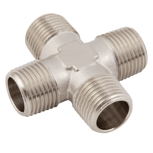 FT Pro - FE17 3/8" BSPT Male Equal Cross - FluidAirFittings