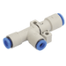 FT Pro Vacuum EJEC 1.8MM Low 12X12X12 MMOD KZH18DL-12-12-12 - FluidAirFittings