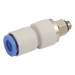FT Pro M6 X 6MM OD Rotary Male Stud Vacuum KC-KXH06-M6 - FluidAirFittings