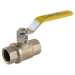 Centreglow 1" BSPP Brass Ball Valve Lever Handle Yell Handle EPS-101420 - FluidAirFittings
