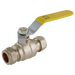 FT Pro - EPS-102110 28MM OD Brass Ball Valve Yell Handle WRAS - FluidAirFittings