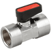 Aignep British Gas 1/4" BSPF BSPP Brass Ball Valve Gas Mini 6300-14 - FluidAirFittings