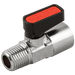 Aignep British Gas 1/2" BSPT X 1/2" BSPF Brass Ball Valve Gas Mini 1611066 - FluidAirFittings