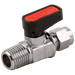 Aignep British Gas 1/2" BSPT X 15MM OD BSPT Brass Ball Valve Gas Mini 1625679 - FluidAirFittings
