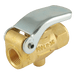 FT Pro - PBBLH-3/8 2/2 Brass Poppet Valve 3/8" BSPP Lever/Spring - FluidAirFittings