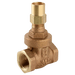 FT Pro - GVBZ375LS-112 1.1/2" BSPT FXF Bronze Gate Valve Lockshield - FluidAirFittings