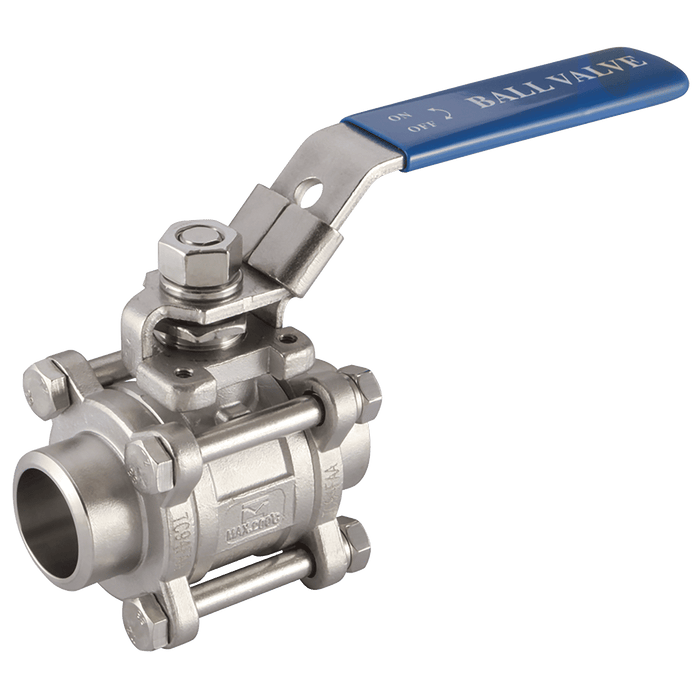 Haitima 3"BSP Male/Female 316 SS Ball Valve ISO Top Mounting Pad 3BW-3 - FluidAirFittings