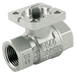 Haitima 1" BSPP 316 SS Ball Valve 2PIECE 316 SS BV2-ISO-1 - FluidAirFittings