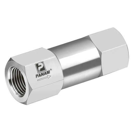 PANAM 3/4" NPT 6000LB Check Valve PCV-12-SS-FF - FluidAirFittings
