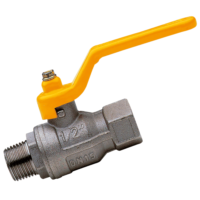 ITAP 1/2" BSPP Brass Ball Valve Lever Handle BV71-12 - FluidAirFittings
