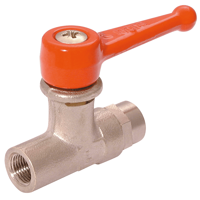 Parker Legris 3/8" BSPF X 10MM 12MM OD Ball Valve 2/2 with Push-In LE-0469 10 17 - FluidAirFittings
