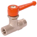 Parker Legris 3/8" BSPF X 10MM 12MM OD Ball Valve 2/2 with Push-In LE-0469 10 17 - FluidAirFittings
