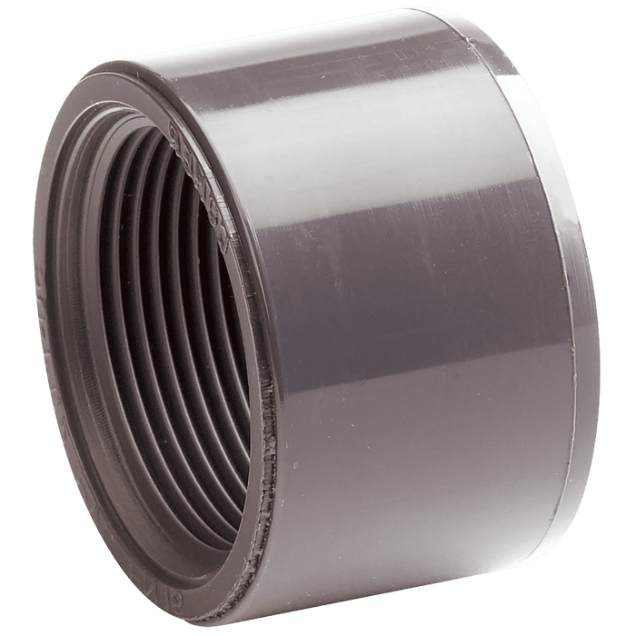 Comer UPVC Plain x Threaded Reducing Bush 1/2" X 3/8" RB30-1238-UPVC - FluidAirFittings