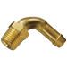 FT Pro 1/4" BSP Taper Male Brass Elbow Single Barb 600-1308 - FluidAirFittings
