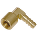 FT Pro 3/8" BSPP Female Elbow Hose Tails, Brass FET38-38 - FluidAirFittings