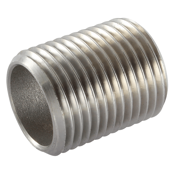 Haitima 1/4" BSPP Close Nipple SS 316 CPN-14 - FluidAirFittings
