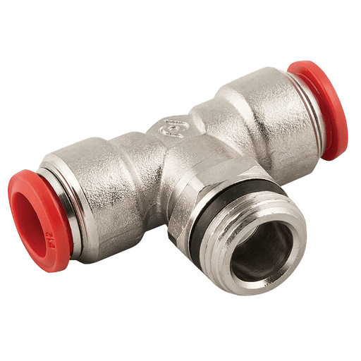 Aignep 05MM OD X 1/8" BSPT Male Swivel Branch Tee P11-5-1/8 - FluidAirFittings