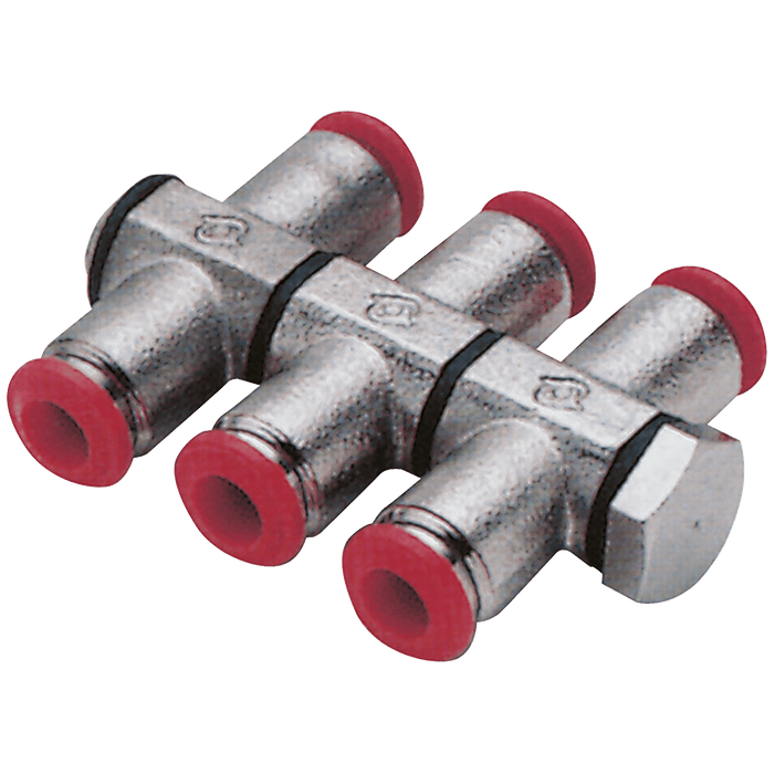 Aignep Triple Banjo Ass. 8MM X 1/4" P27-8-1/4 - FluidAirFittings