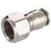 Aignep 1/8" OD X 1/4" NPT Straight Female 8903000002 - FluidAirFittings