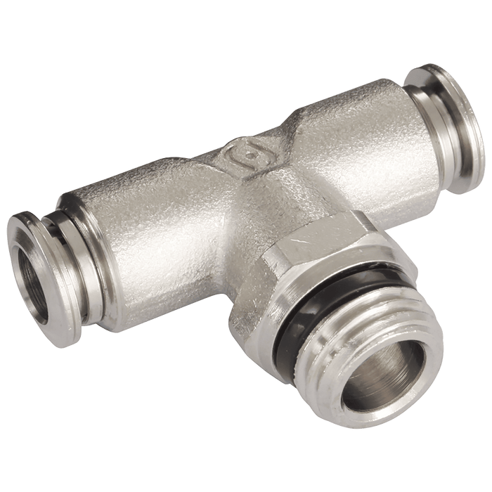 Aignep 1/8" OD X 1/8" NPT Swivel Branch Tee 8921100001 - FluidAirFittings