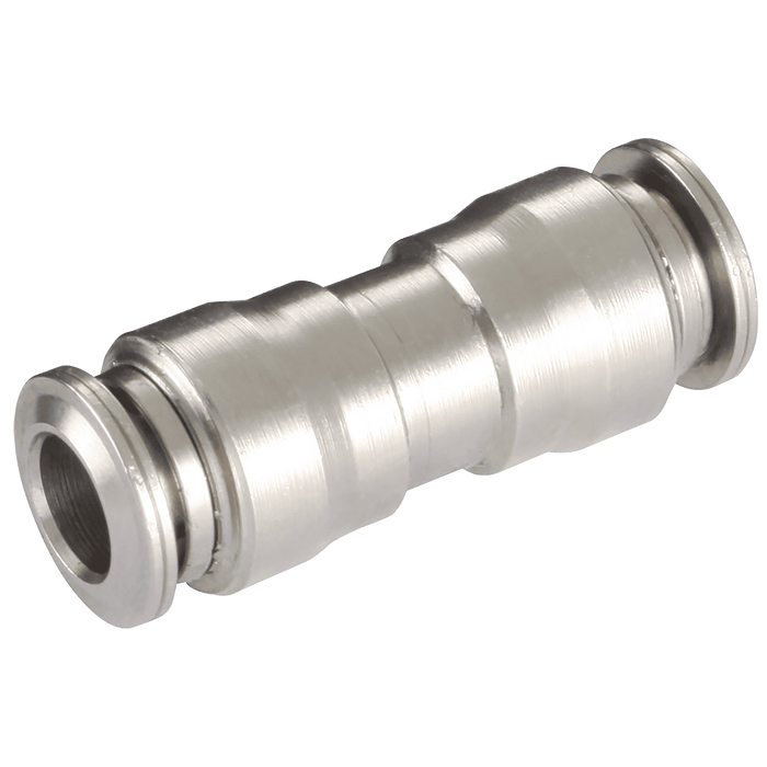 Aignep 5/32" OD Tube Equal Straight Nickel Plated 8904000002 - FluidAirFittings