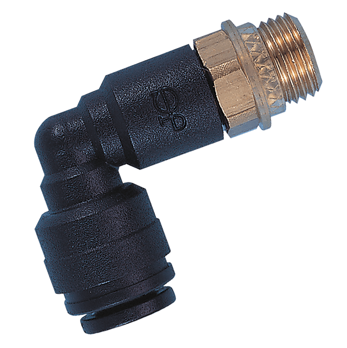 John Guest SWIV.ELB.SUPER.BRASS 10 1/4 RM091012 - FluidAirFittings