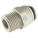 John Guest 5/16" OD X 3/8" NPT Male Straight Adaptor PM010823S - FluidAirFittings