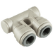 John Guest 1/2" OD Tube U Bend Connector PIUB16S - FluidAirFittings