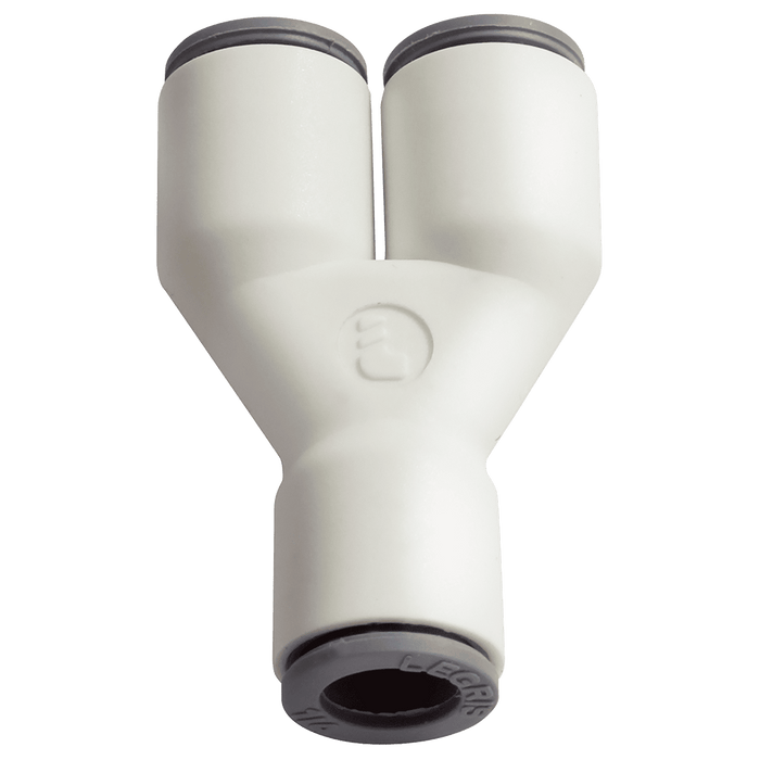 Parker Legris LIQUIfit 3/8" OD Equal Y Connector LE-6340 60 00W - FluidAirFittings