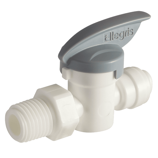Parker Legris LIQUIfit 3/8" OD X 3/8" NPTF Male in Line B Valve LE-4021 60 18W - FluidAirFittings