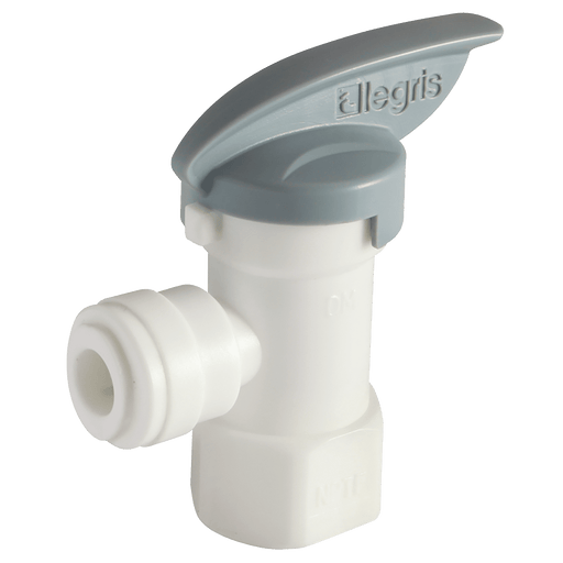Parker Legris LIQUIfit 3/8" OD X 3/8" Tube to Female Tank B Valve LE-4022 60 18W - FluidAirFittings