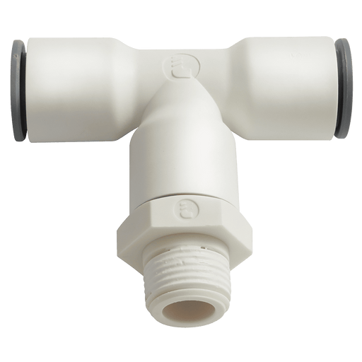 Parker Legris LIQUIfit 6MM 3/8" BSPT Male Branch Tee LE-6508 06 17W - FluidAirFittings