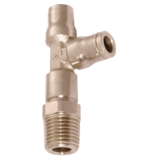 Parker Legris 10MM X 1/4" Male Stud Run Tee BSPT LE-3603 10 13 - FluidAirFittings