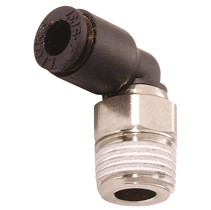 Parker Legris 06MM OD Tube X 1/4" BSPT Male Stud Elbow LE-3109 06 13 - FluidAirFittings