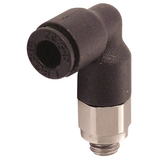 Parker Legris 4MM X M5X0.8 EXT.MALE Stud Elbow LE-3169 04 19 - FluidAirFittings