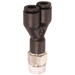 Parker Legris 10MM OD Tube X 3/8" BSPT Male Y Piece LE-3148 10 17 - FluidAirFittings
