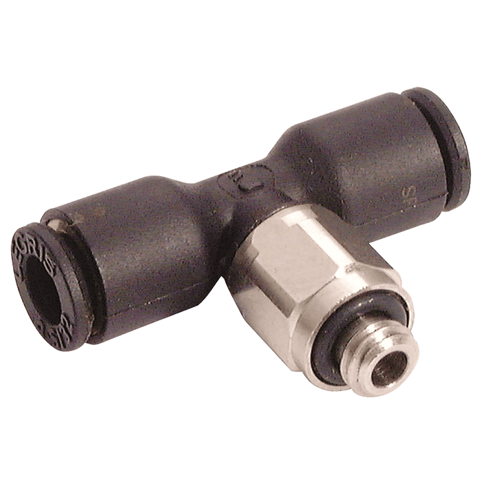 Parker Legris 8MM X 3/8" Male Stud Branch T LE-3198 08 17 - FluidAirFittings