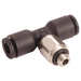 Parker Legris 8MM X 3/8" Male Stud Branch T LE-3198 08 17 - FluidAirFittings
