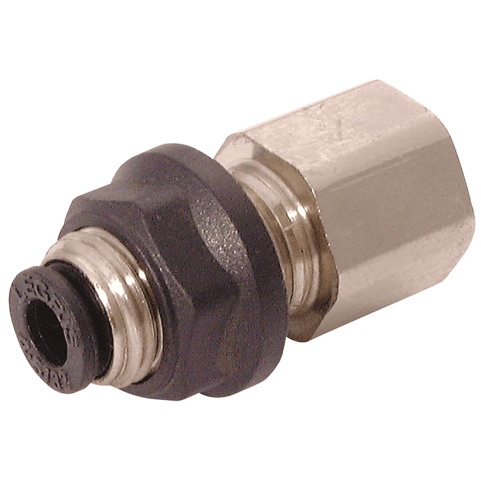 Parker Legris 6MM X 1/8" Female Bulkhead BSPP LE-3136 06 10 - FluidAirFittings