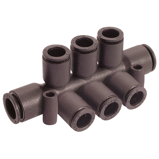 Parker Legris 8 X 4MM Unequal Multiple Elbow LE-3306 08 04 - FluidAirFittings